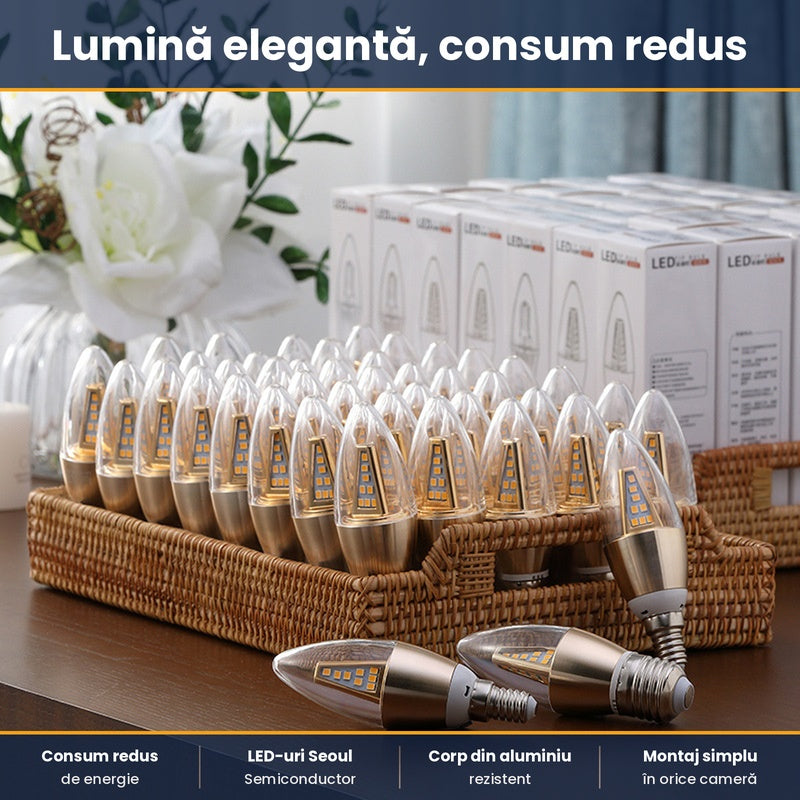 Bec LED economic pentru o lumină elegantă