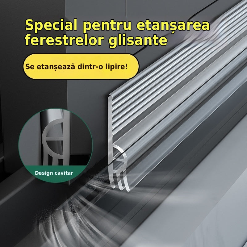 Bandă de etanșare pentru ferestre PVC, împotriva curenților de aer și a frigului