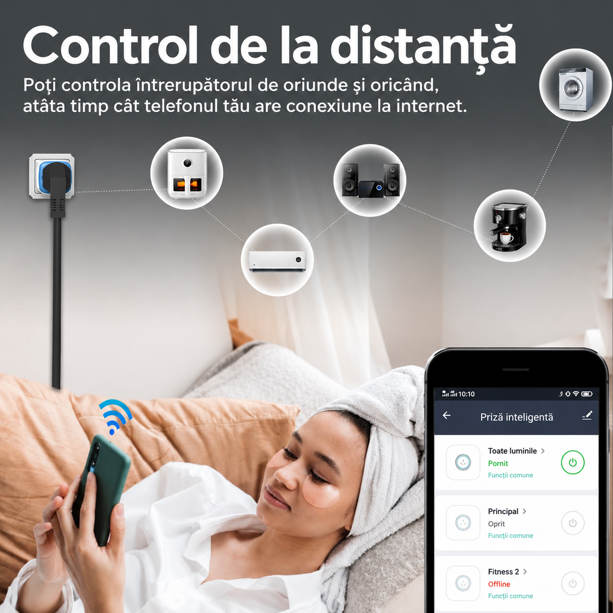 Priză Smart Premium: Control Total, Consum Redus